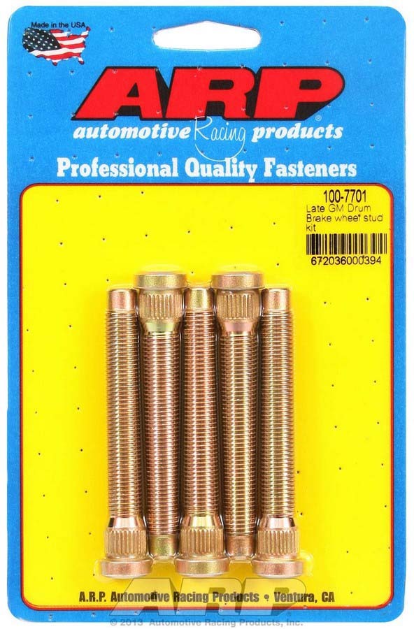 ARP Wheel Stud Kit - 7/16-20 3.165/.486 Knurl (5) ARP100-7701