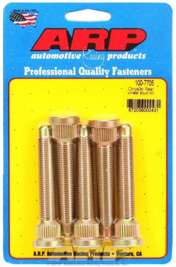 ARP Wheel Stud Kit - 1/2-20 3.125/.680 Knurl (5) ARP100-7705