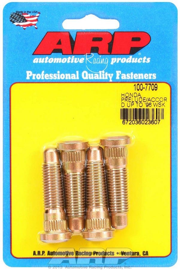 ARP Wheel Stud Kit - M12x1.5 1.850/.485 Knurl ARP100-7709