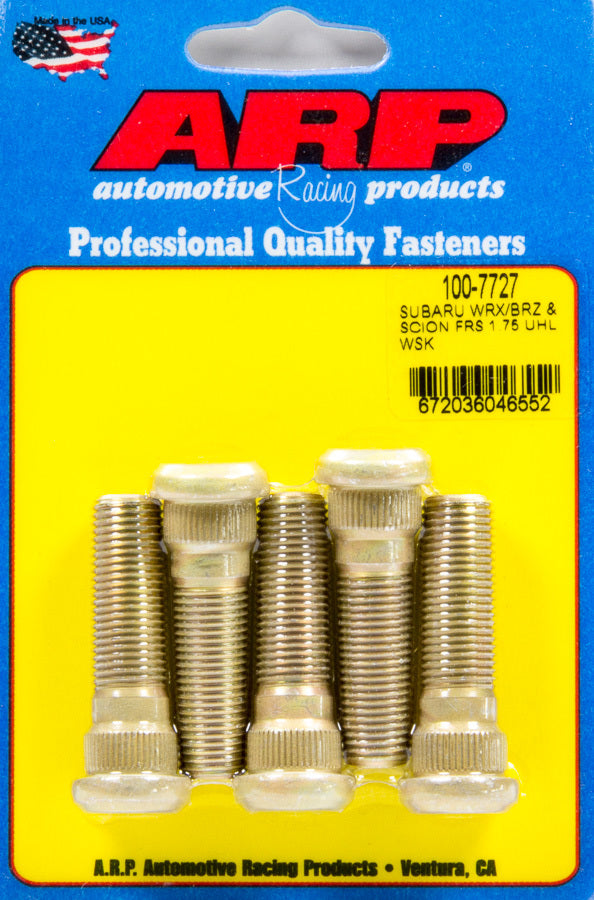 ARP Wheel Stud Kit 5pk for Subaru WRX/BRX & Scion F ARP100-7727