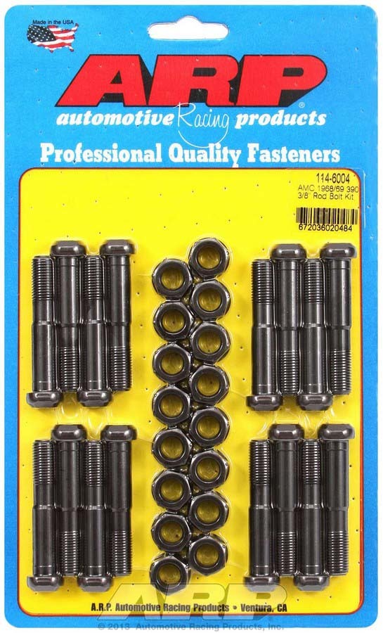 Arp AMC Rod Bolt Kit - Fits 68-69 390 MPN ARP114-6004 For AMC