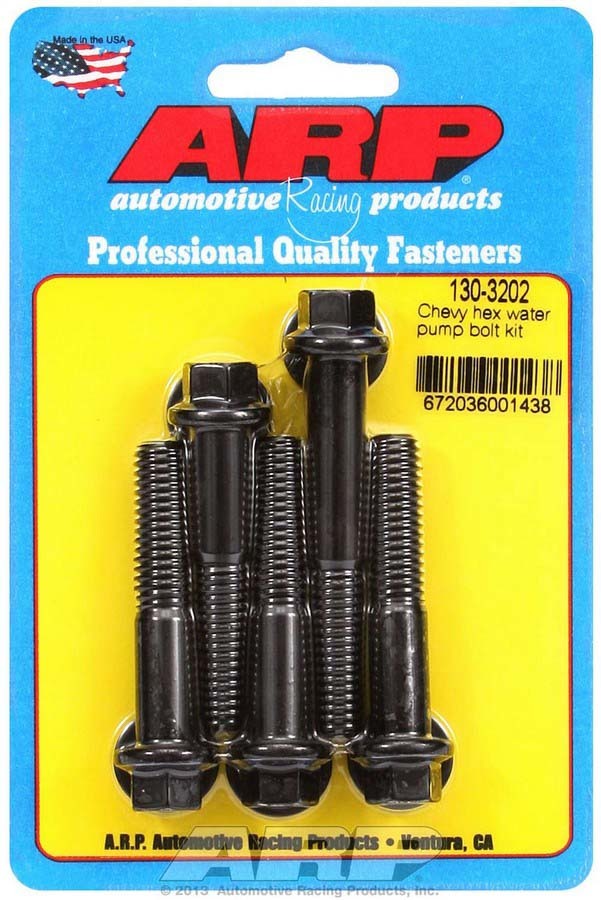 ARP Chevy Water Pump Bolt Kit - 6pt. ARP130-3202