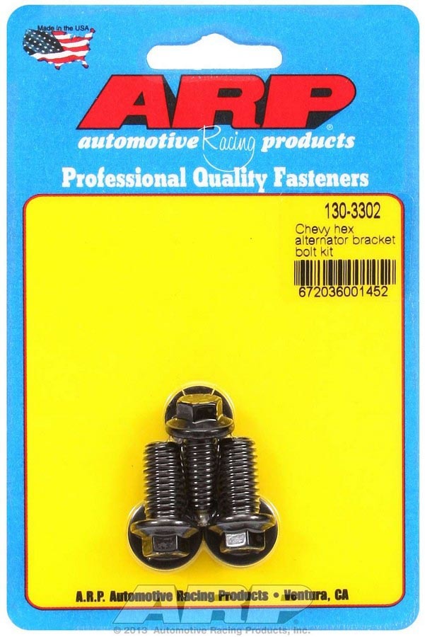 ARP GM Alternator Bracket Bolt Kit - 6pt. ARP130-3302