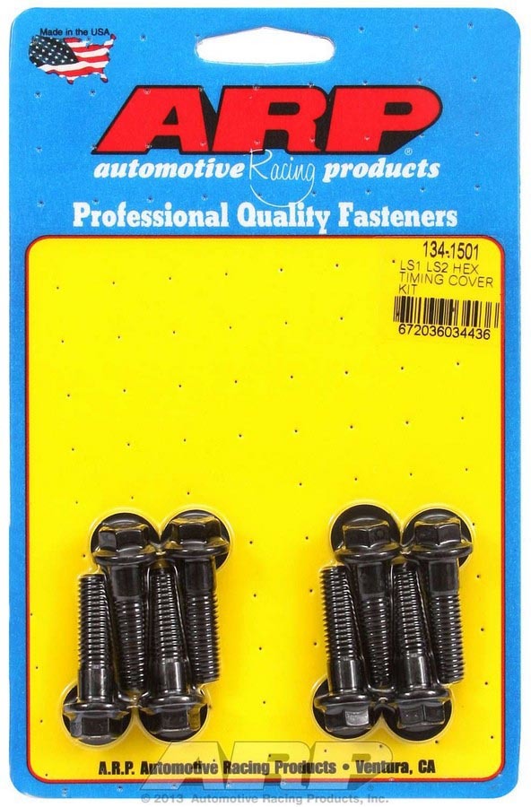 Arp Timing Cover Bolt Kit - 6pt. LS1/LS2 MPN ARP134-1501 For GM LS-Series