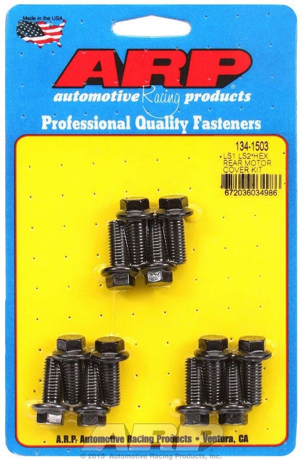 Arp Rear Motor Cover Bolt Kit - 6pt. LS1/LS2 MPN ARP134-1503 For GM LS-Series