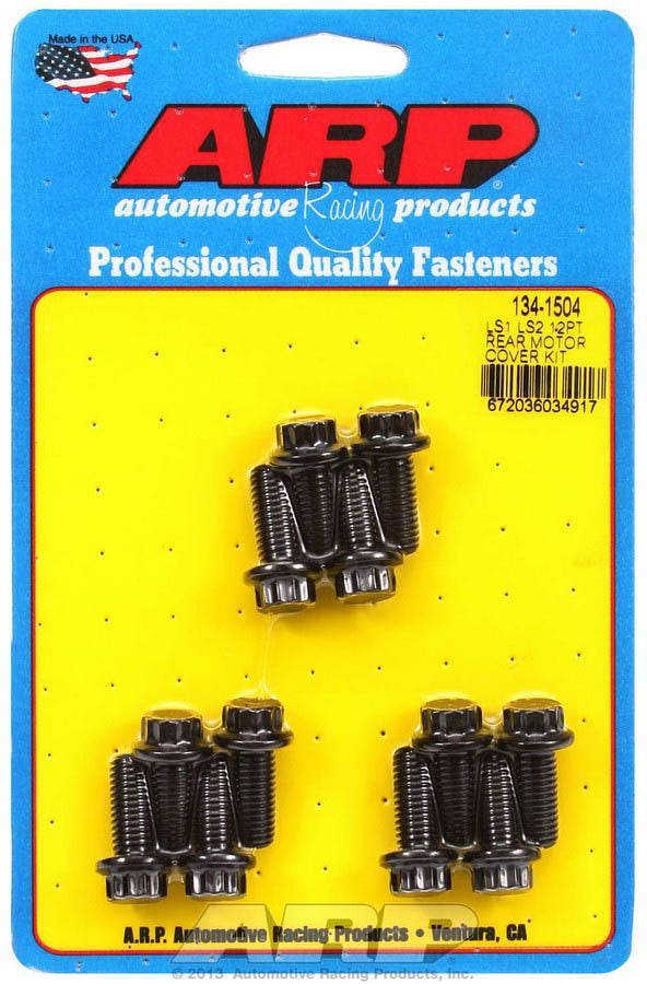 Arp Rear Motor Cover Bolt Kit - 12pt. LS1/LS2 MPN ARP134-1504 For GM LS-Series