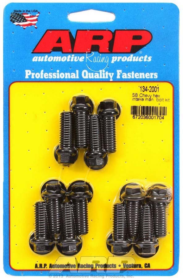 Arp SBC Intake Bolt Kit MPN ARP134-2001 For Chevy