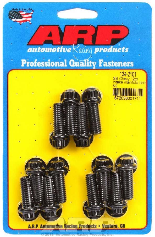 Arp SBC Intake Bolt Kit MPN ARP134-2101 For Chevy