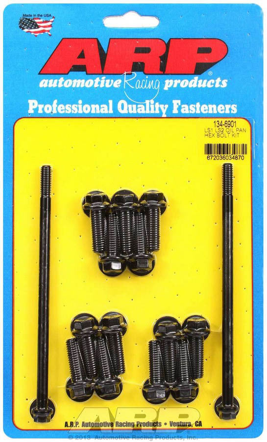 Arp LS1/LS2 Oil Pan Bolt Kit 6pt. MPN ARP134-6901 For GM LS-Series