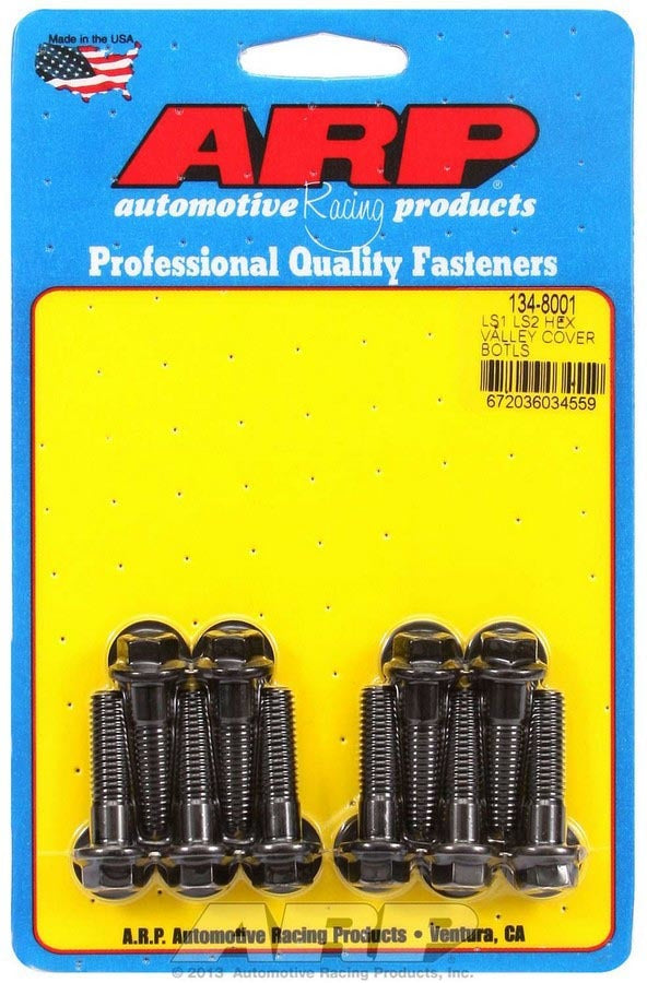 Arp Valley Cover Bolt Kit 6pt. LS1/LS2 MPN ARP134-8001 For GM LS-Series