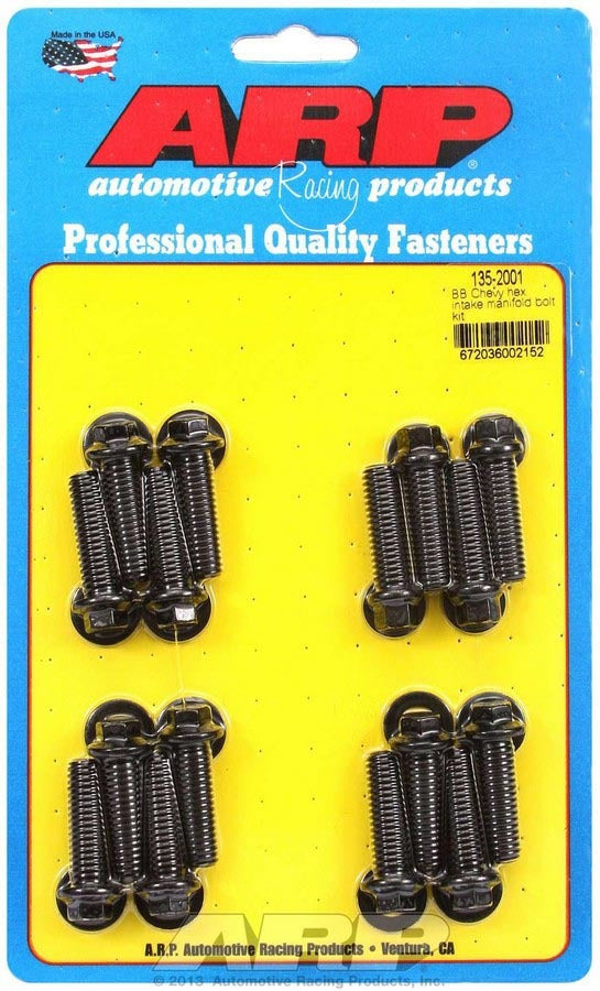 Arp BBC Intake Bolt Kit MPN ARP135-2001 For Chevy