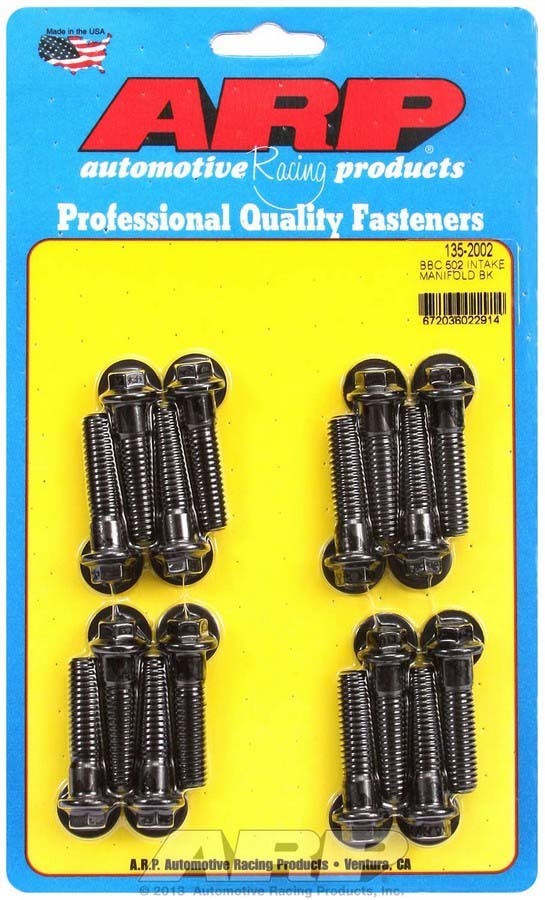 Arp BBC Intake Bolt Kit MPN ARP135-2002 For Chevy