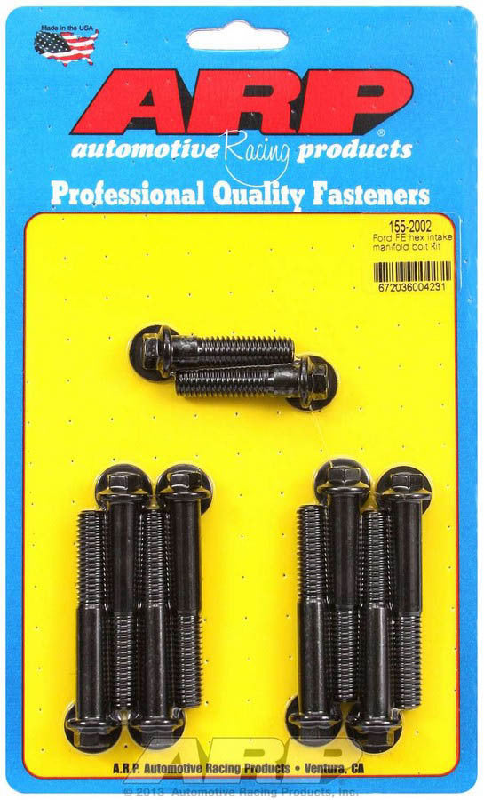 Arp BBF Intake Bolt Kit MPN ARP155-2002 For Ford FE-Series