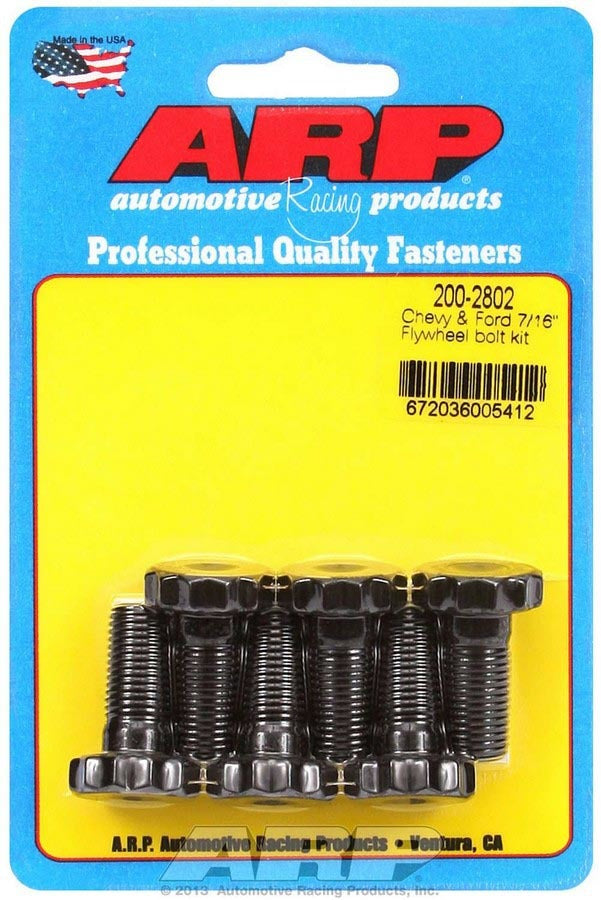 Arp Chevy/Ford Flywheel Bolt Kit MPN ARP200-2802 For GM V6