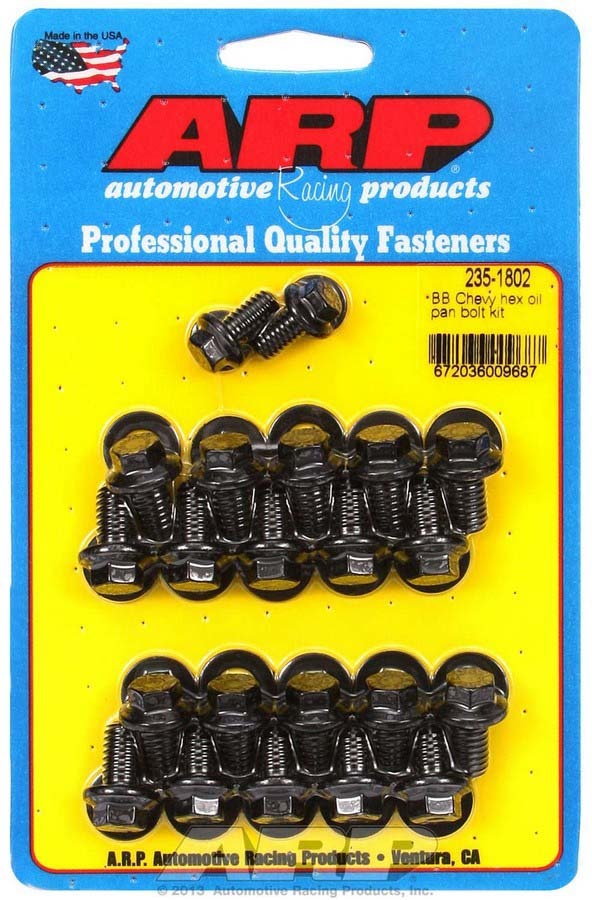 Arp BBC Oil Pan Bolt Kit MPN ARP235-1802 For Chevy