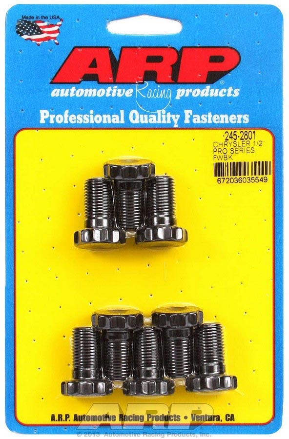 Arp Mopar Flywheel Bolt Kit - 1/2 MPN ARP245-2801 For Mopar