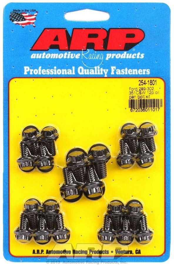 Arp SBF Oil Pan Bolt Kit MPN ARP254-1801 For Ford Cleveland