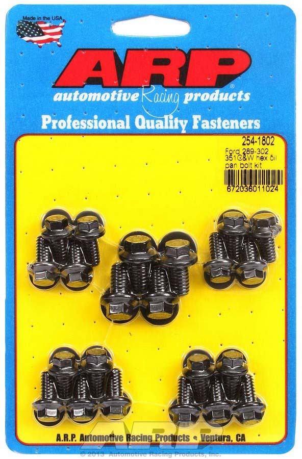 Arp SBF Oil Pan Bolt Kit MPN ARP254-1802 For Ford Cleveland