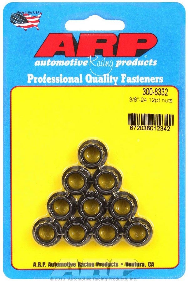 ARP 3/8-24 12pt. Nuts (10) ARP300-8332