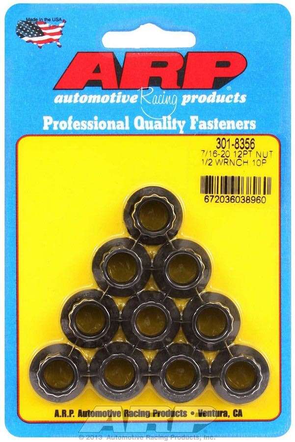 ARP 7/16-20 12pt Nuts (10pk) ARP301-8356