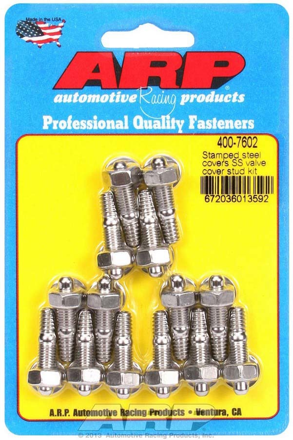 Arp S/S Valve Cover Stud Kit 6pt. (14) MPN ARP400-7602