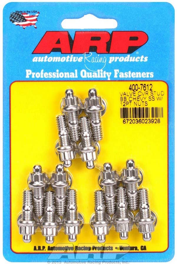 Arp S/S Valve Cover Stud Kit 12pt. (14) MPN ARP400-7612