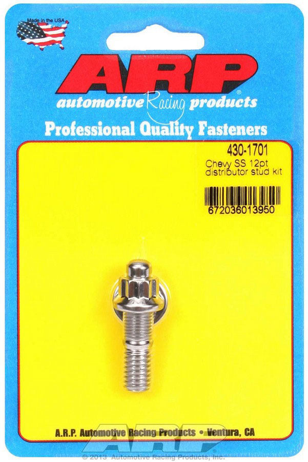 ARP S/S Chevy Distributor Stud Kit 12pt. ARP430-1701