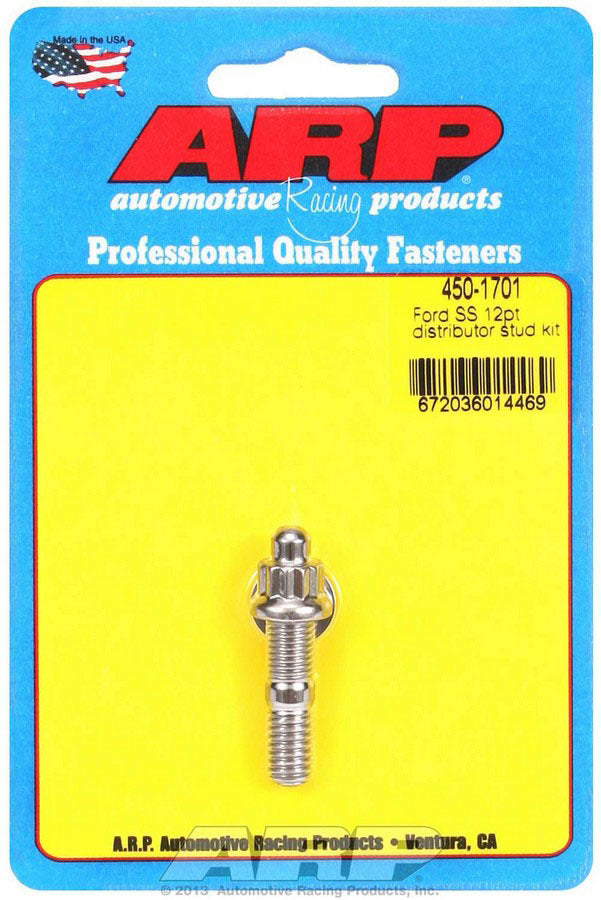 ARP Ford S/S Distributor Stud Kit 12pt. ARP450-1701