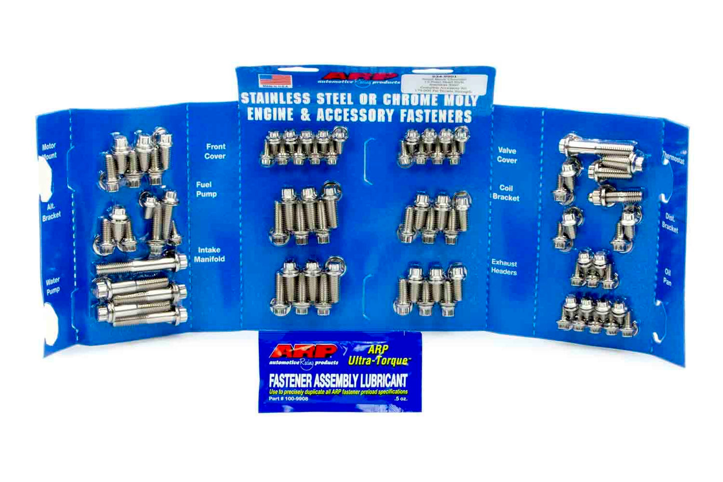 Arp SBC S/S Complete Engine Fastener Kit 12pt. MPN ARP534-9501 For Chevy