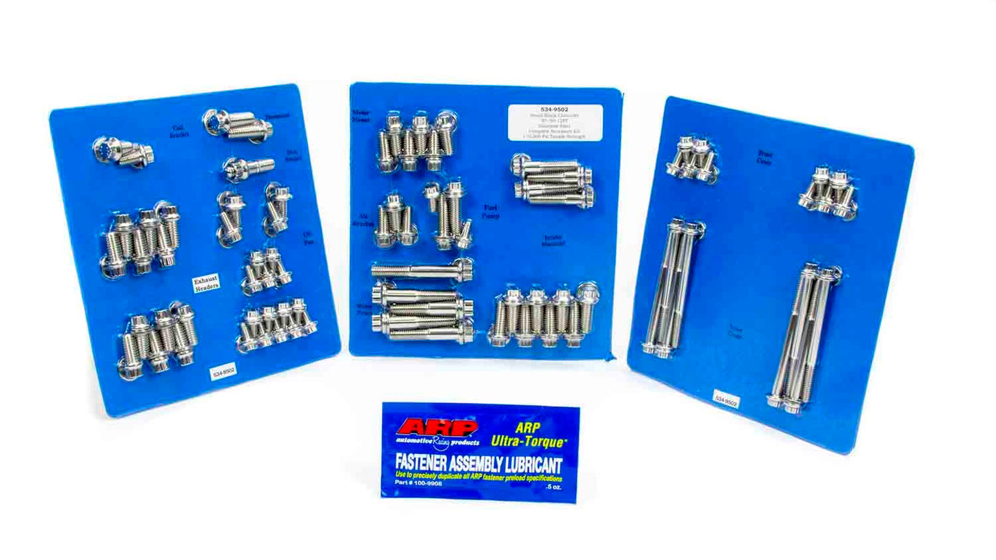 Arp SBC S/S Complete Engine Fastener Kit 12pt. MPN ARP534-9502 For Chevy