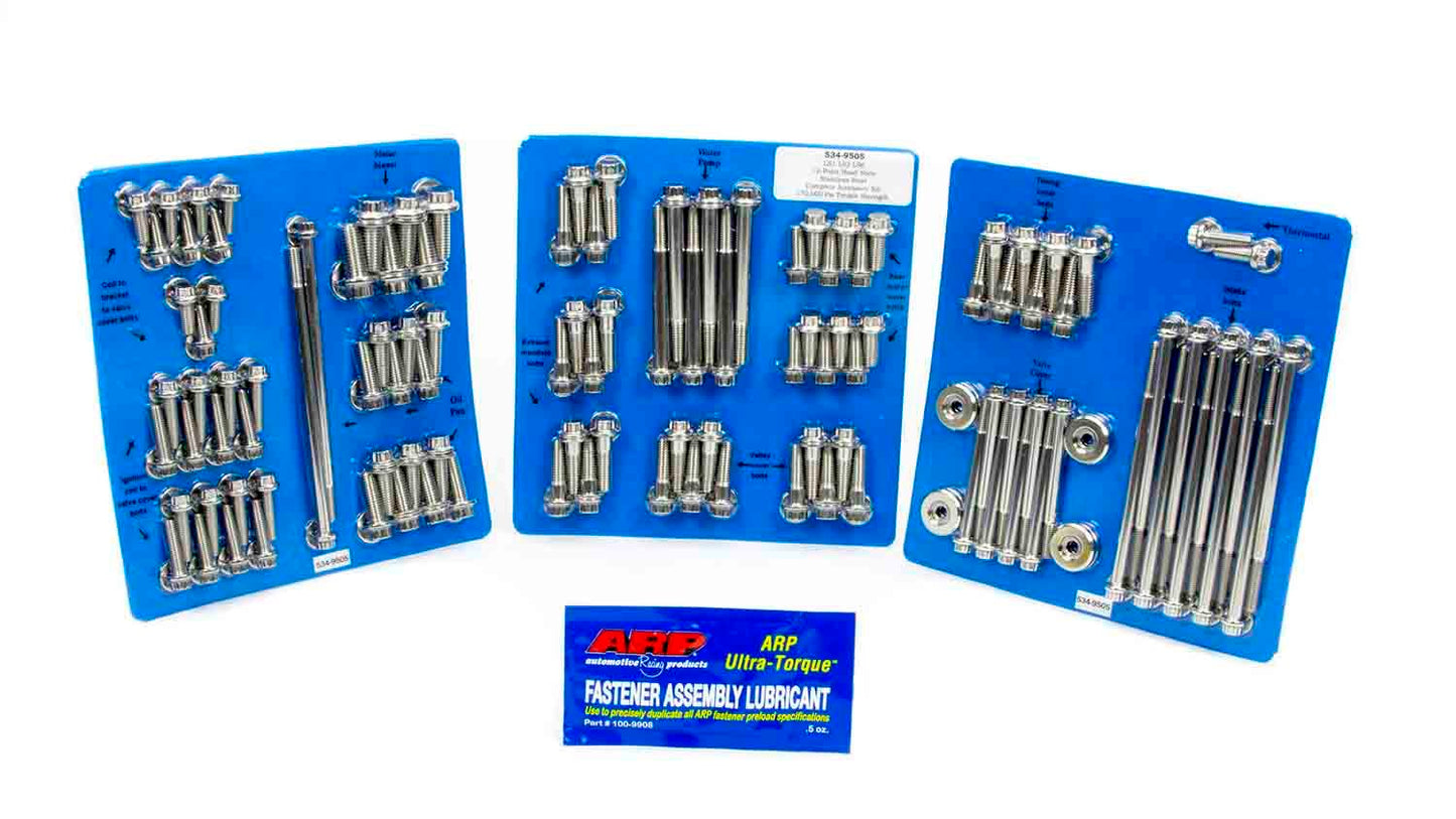 Arp GM LS S/S Complete Eng. Fastener Kit 12pt. MPN ARP534-9505 For GM LS-Series