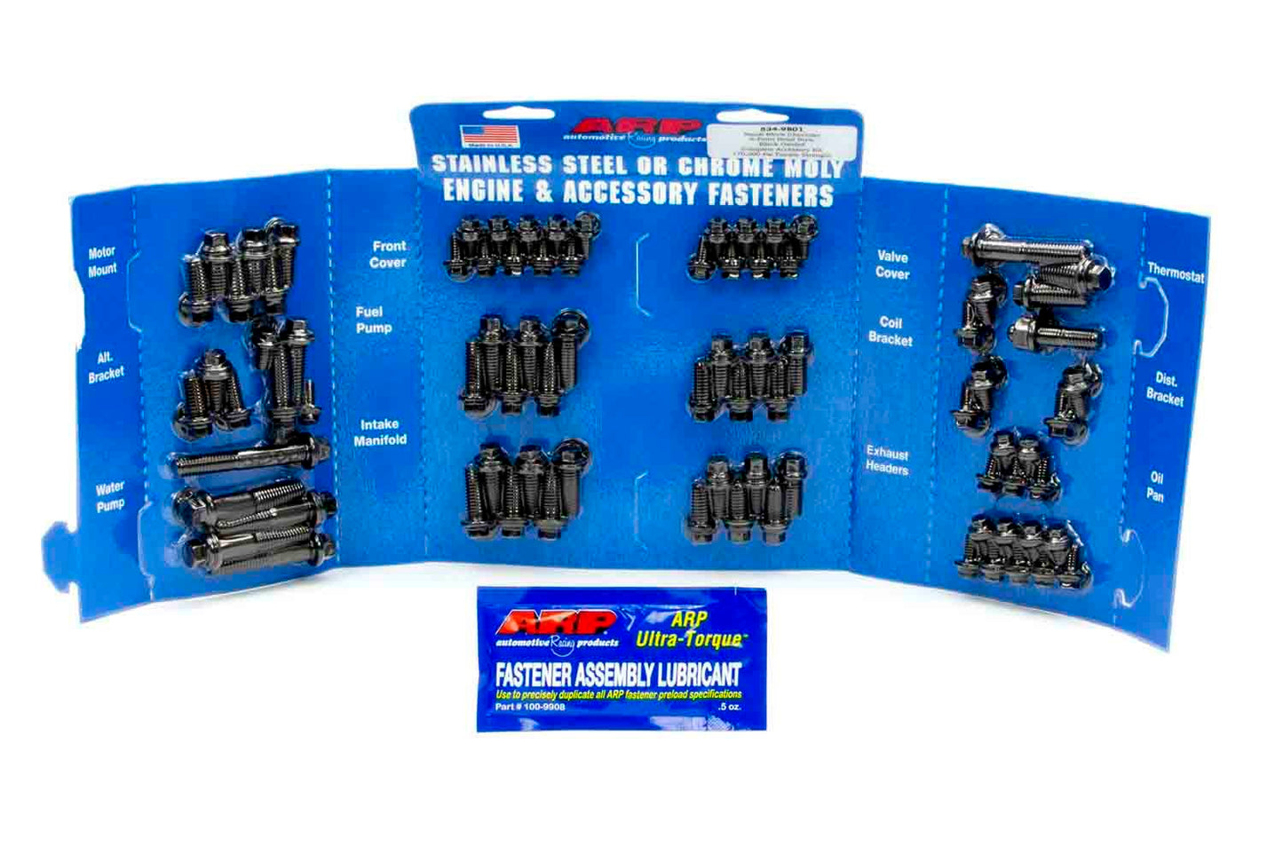 Arp SBC Complete Engine Fastener Kit 6pt. MPN ARP534-9801 For Chevy