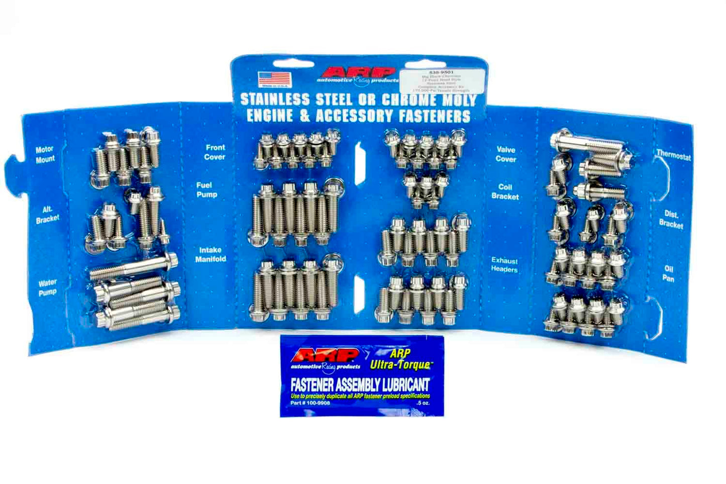 Arp BBC S/S Complete Engine Fastener Kit 12pt. MPN ARP535-9501 For Chevy