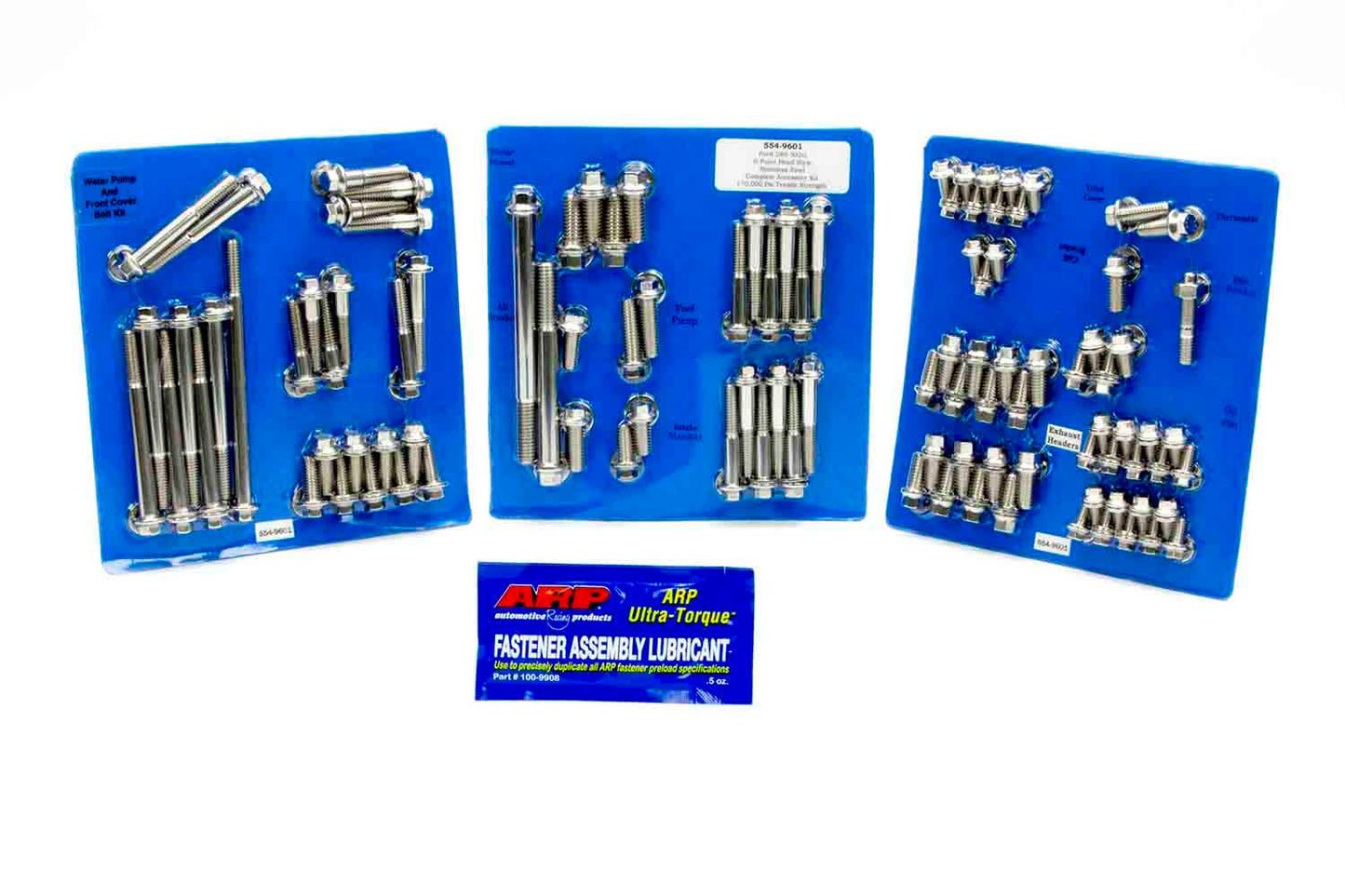 Arp SBF S/S Complete Engine Fastener Kit 6pt. MPN ARP554-9601 For Ford