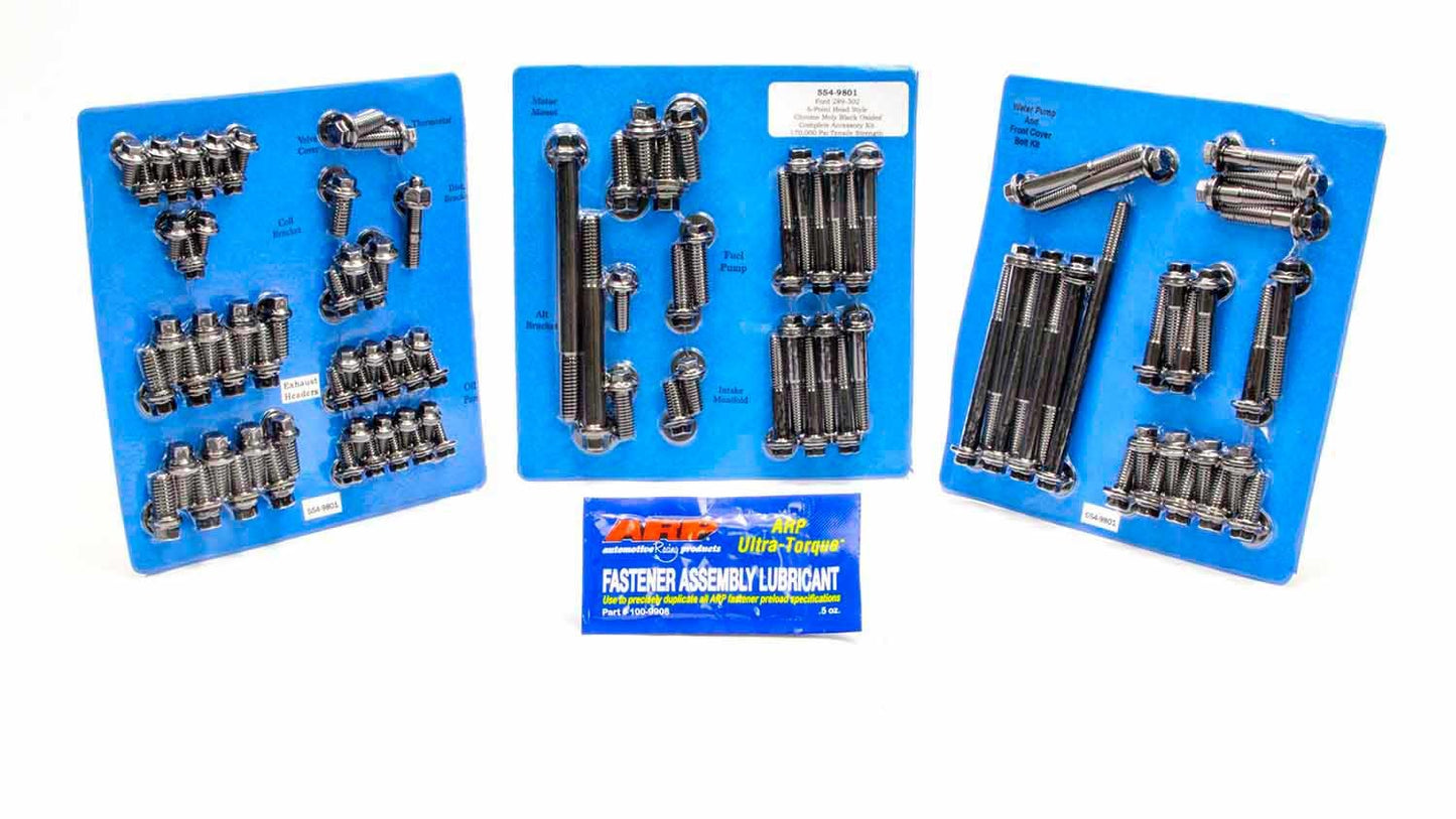 Arp SBF Complete Engine Fastener Kit 6pt. MPN ARP554-9801 For Ford