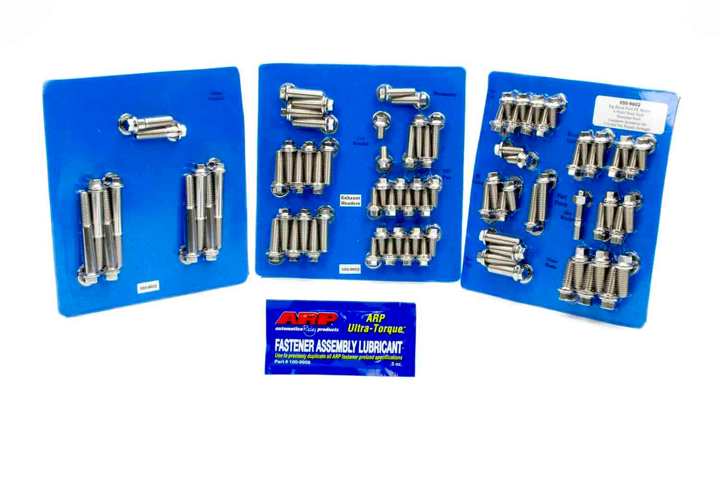 Arp BBF S/S Complete Engine Fastener Kit 6pt. MPN ARP555-9602 For Ford FE-Series