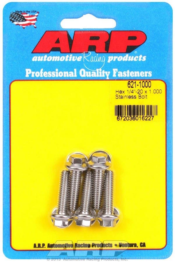 ARP S/S Bolt Kit - 6pt. (5) 1/4-20 x 1.000 ARP621-1000
