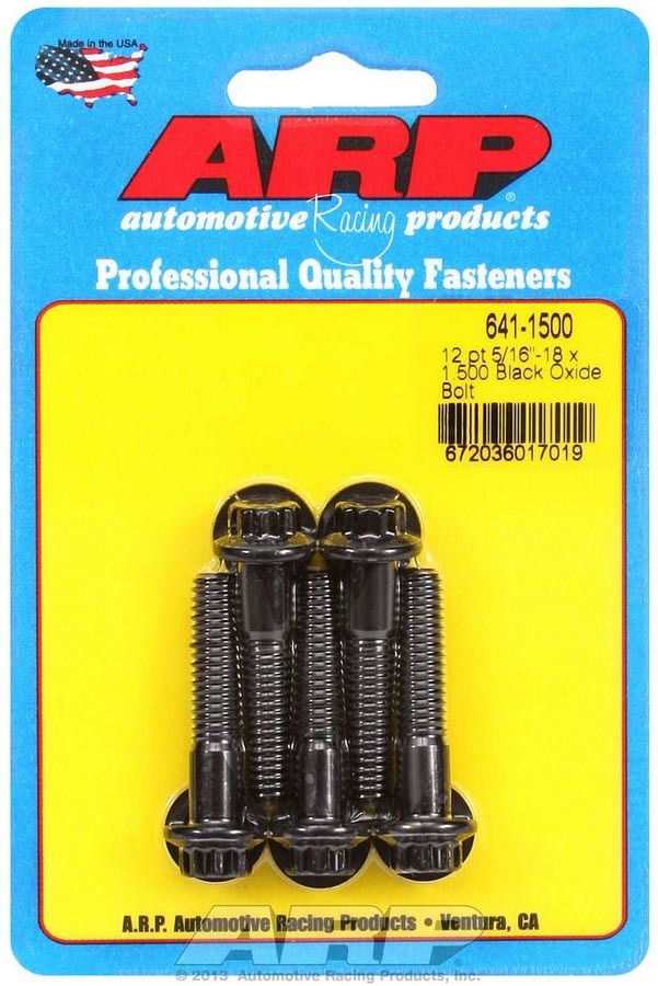 ARP Bolt Kit - 12pt. (5) 5/16-18 x 1.500 ARP641-1500