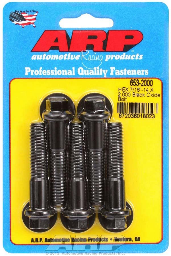 ARP Bolt Kit - 6pt. (5) 7/16-14 x 2.000 ARP653-2000