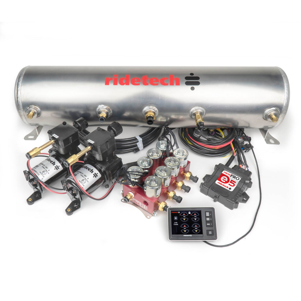 Ridetech RidePro E5 5 Gallon Dual Compressor 3/8in Valves MPN ART30534700
