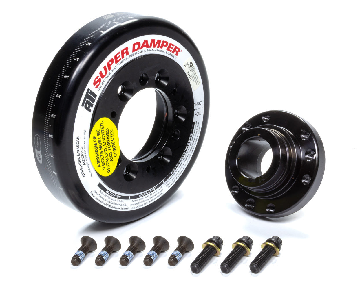 Ati Performance BBF Harmonic Damper SFI 7.074 MPN ATI917630 For Ford