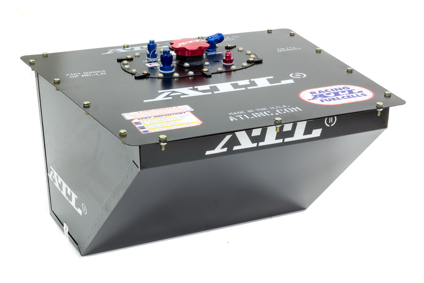 Atl Fuel Cells Fuel Cell 16 gal. Wedge Black Widow ATLSP116-LM