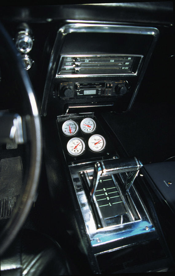Autometer 2-1/16 4 Gauge Console Pod - 68-69 Camaro MPN ATM10002 For GM F-Body 1968-69