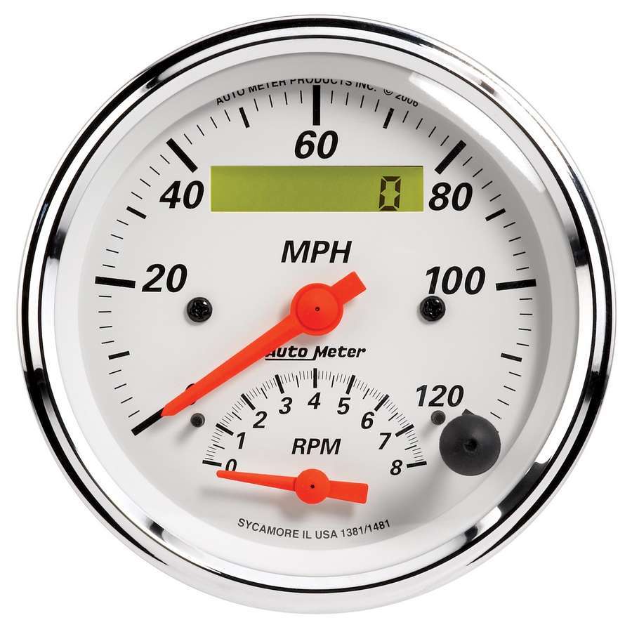 Autometer 3-3/8in A/W Tach/Speedo Combo MPN ATM1381