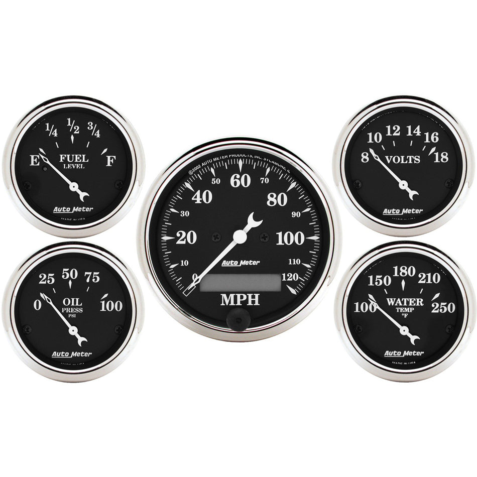 Autometer O/T/B 5-Piece Gauge Kit MPN ATM1709