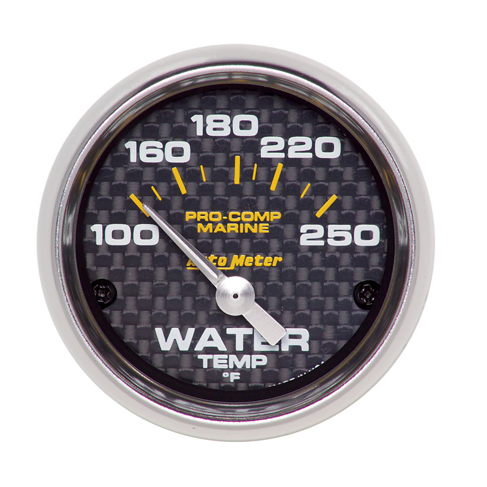 Autometer 2-1/16 Water Temp Gauge 100-250F C/F Marine MPN ATM200762-40