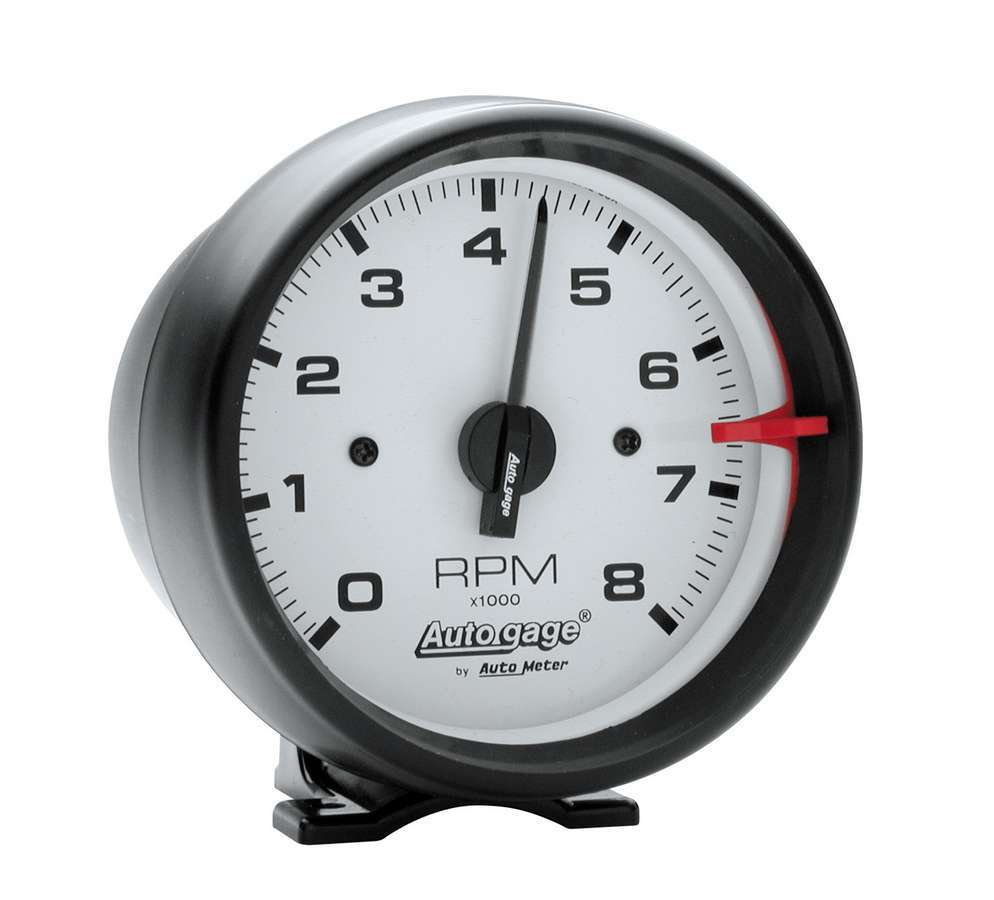 Autometer 3-3/4in White Face Tach- Black Cup MPN ATM2303