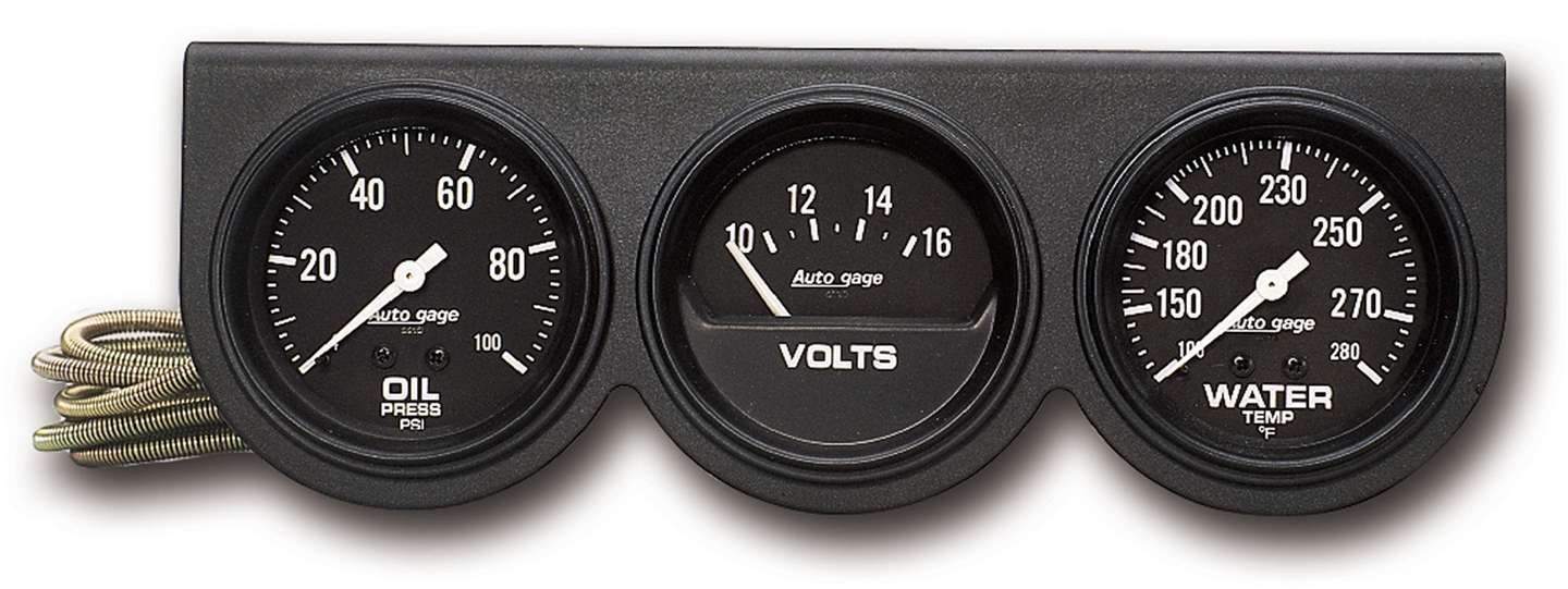 Autometer 2-5/8 Blk Mech Gauge Pnl MPN ATM2398