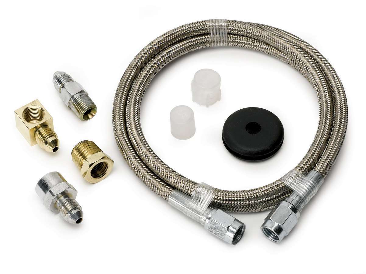 Autometer #3 Stainless Gauge Line Kit 3' MPN ATM3234
