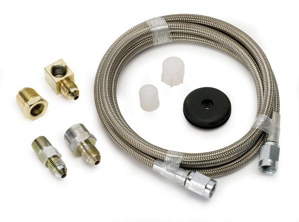 Autometer #3 Stainless Gauge Line Kit 4' MPN ATM3235